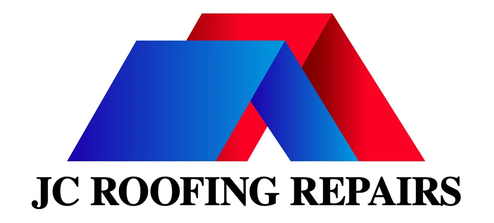 Logo a color de JC Roofing Repairs diseñado por Tu Marketing Fácil